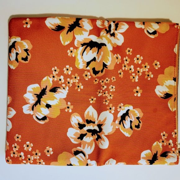 Rachel Pally Foldover Leather/Canvas Clutch Bag - Picture 4 of 8